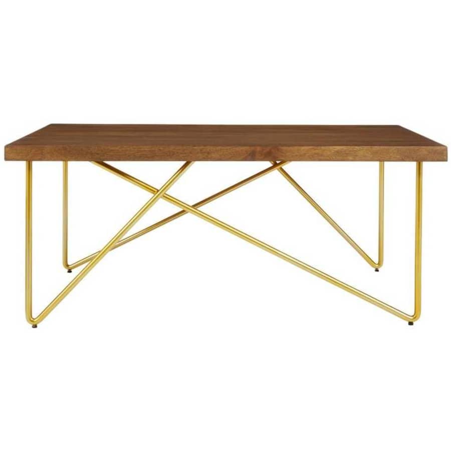 Home Decorators Collection 42" Solid Wood-Top Coffee Table w/ Hairpin Base for $165 Home Decorators Collection 42" Solid Wood-Top Coffee Table w/ Hairpin Base for $165