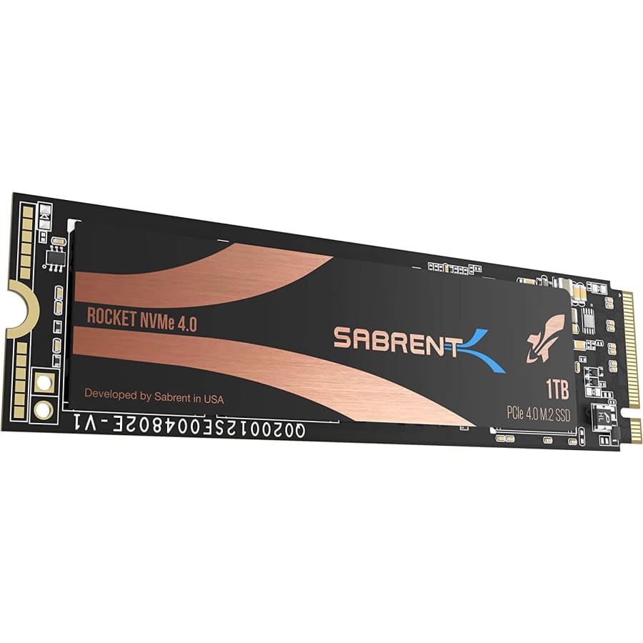 Sabrent 1TB Rocket NVMe M.2 Internal SSD for $100 Sabrent 1TB Rocket NVMe M.2 Internal SSD for $100