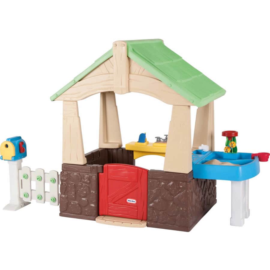 Little Tikes Deluxe Home and Garden Playhouse for $110 Little Tikes Deluxe Home and Garden Playhouse for $110