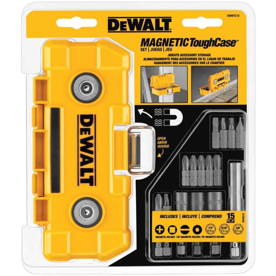 DeWalt 15-Piece Magnetic ToughCase Set for $20