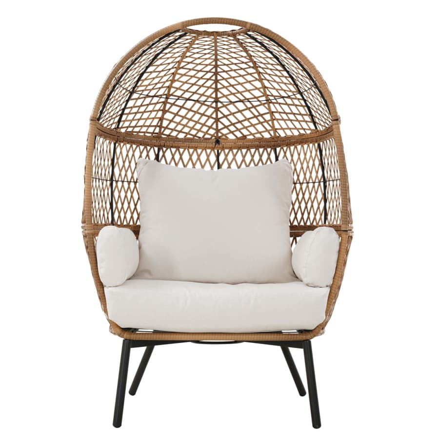 BH&G Ventura Boho Stationary Wicker Egg Chair for $297 BH&G Ventura Boho Stationary Wicker Egg Chair for $297