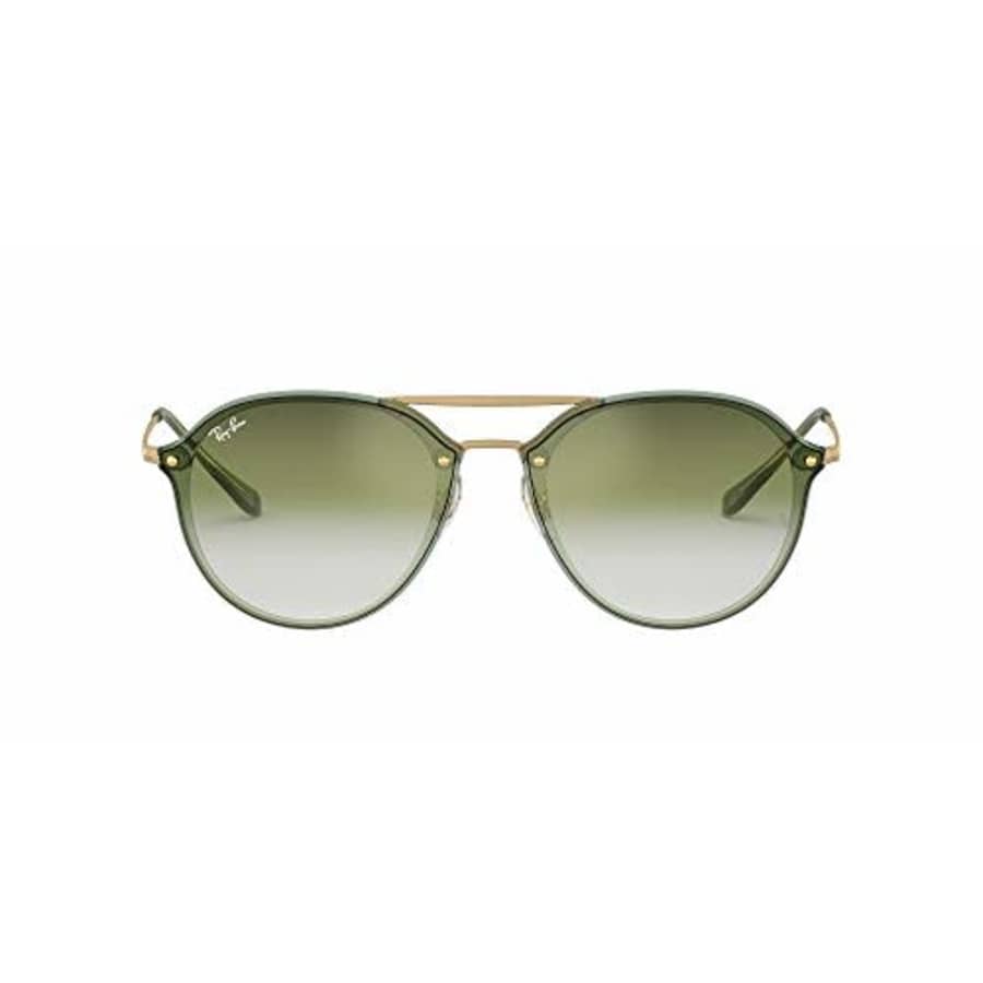 Ray-Ban RB4292N Blaze Double Bridge Square Sunglasses, Green/Green Grey Gradient Mirror, 61 mm for $190 Ray-Ban RB4292N Blaze Double Bridge Square Sunglasses, Green/Green Grey Gradient Mirror, 61 mm for $190