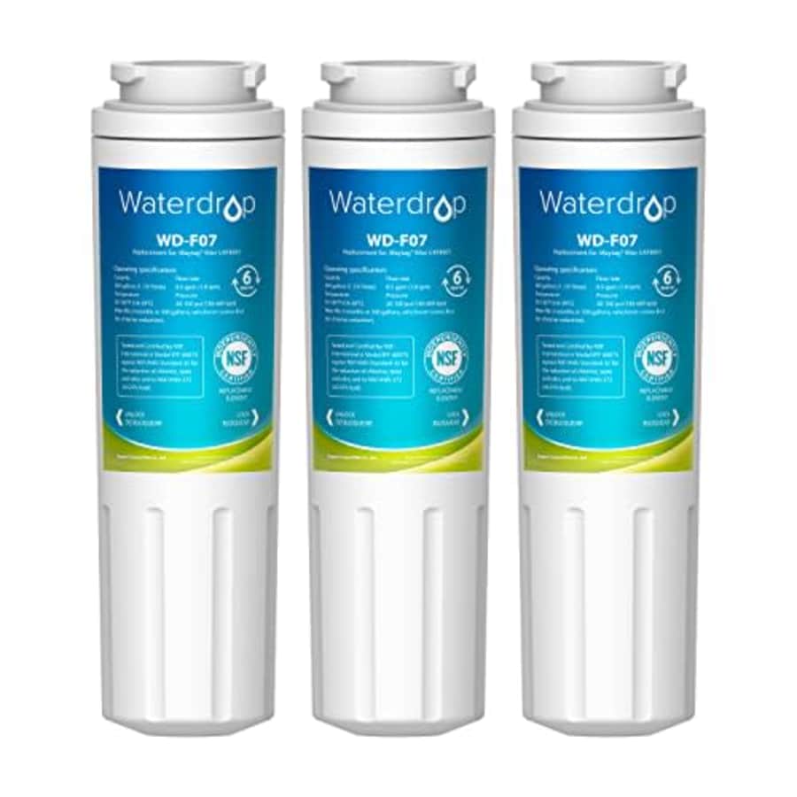 Waterdrop Replacement Refrigerator Water Filter 3-Pack for $24