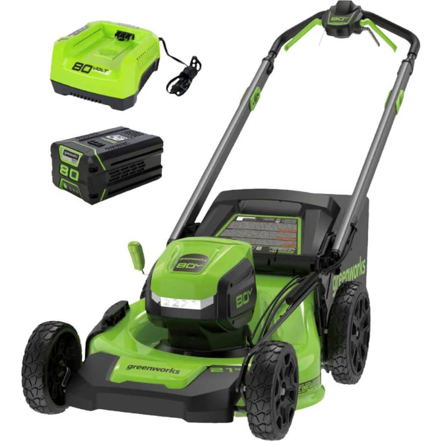 Certified Refurb Greenworks 80V 21" Self-Propelled Lawn Mower: $336