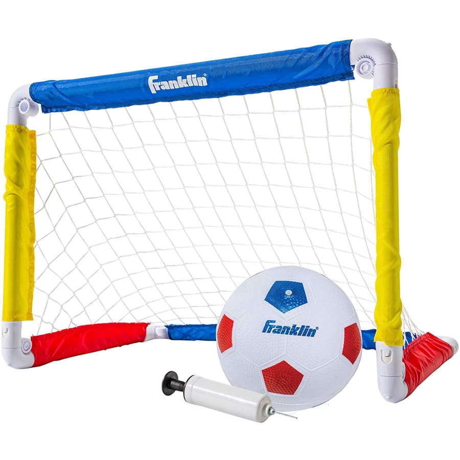 Franklin Sports Kids' Mini Soccer Goal Set for $23 Franklin Sports Kids' Mini Soccer Goal Set for $23