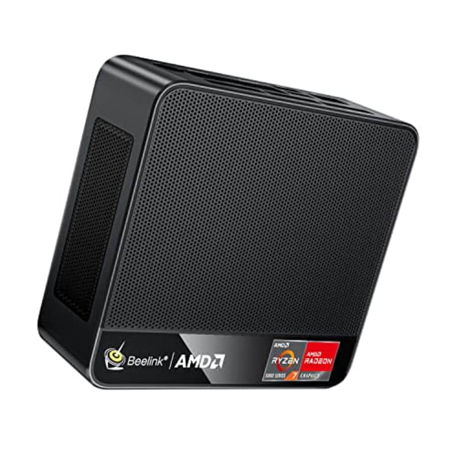 Beelink Mini Desktop Pc Windows 11 Pro Computers Ryzen 7 5800H 8 Cores Up to 4.4Ghz 32GB DDR4 500GB for $329
