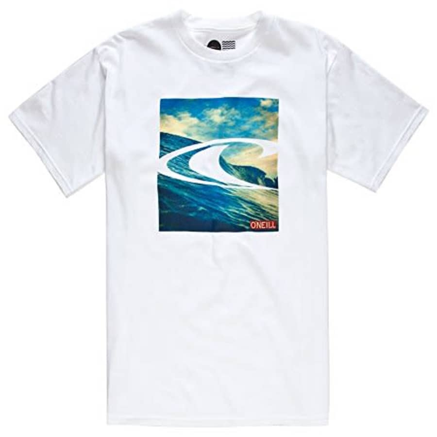 O'Neill Men's 3 Peak T Shirt, White, Large for $16