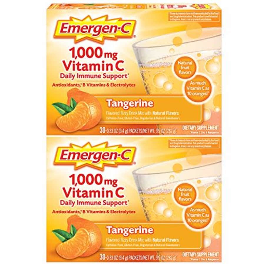 Emergen-C 1000mg Vitamin C Powder, with Antioxidants, B Vitamins and Electrolytes, Vitamin C for $29 Emergen-C 1000mg Vitamin C Powder, with Antioxidants, B Vitamins and Electrolytes, Vitamin C for $29
