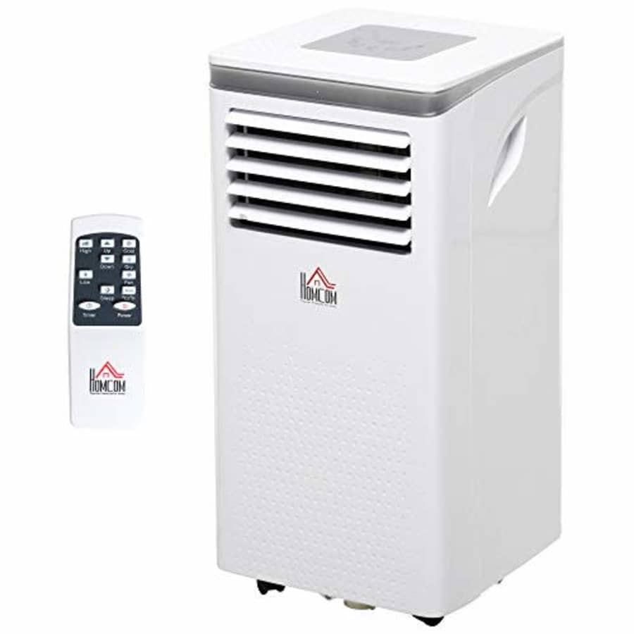 HOMCOM 7000 BTU Portable Mobile Air Conditioner for Cooling, Dehumidifying, and Ventilating with for $216 HOMCOM 7000 BTU Portable Mobile Air Conditioner for Cooling, Dehumidifying, and Ventilating with for $216