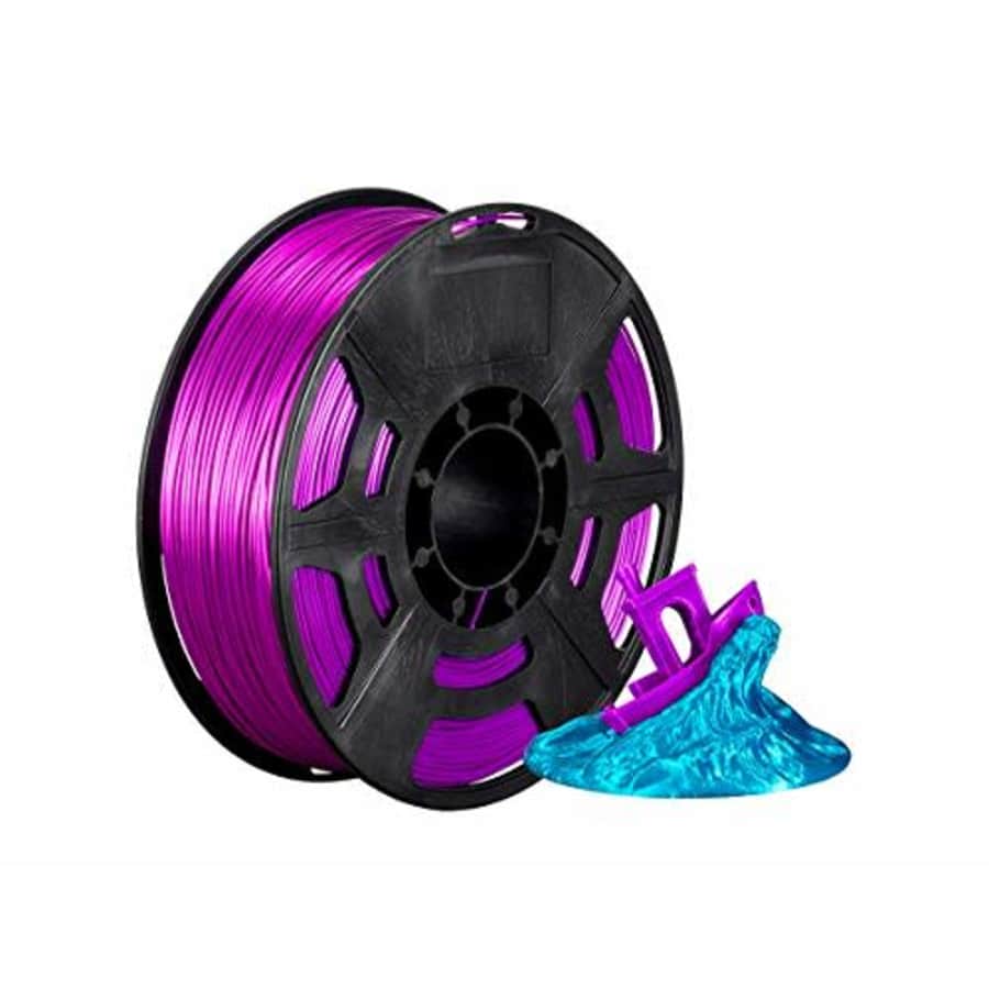 Monoprice B07NQTYLJN Hi-Gloss 3D Printer Filament PLA 1.75mm - 1kg/Spool - Purple, Works with All for $53 Monoprice B07NQTYLJN Hi-Gloss 3D Printer Filament PLA 1.75mm - 1kg/Spool - Purple, Works with All for $53
