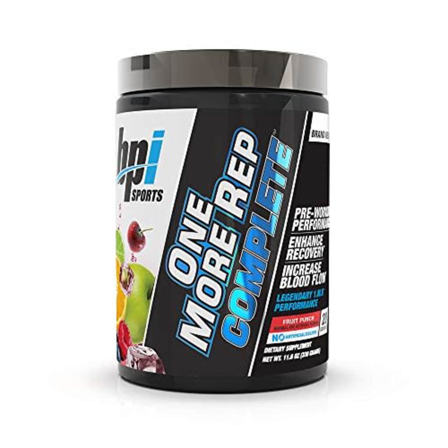 BPI Sports One More Rep Complete Pre-Workout Powder - Citrulline Beta-Alanine Caffeine Nitrosigine for $49 BPI Sports One More Rep Complete Pre-Workout Powder - Citrulline Beta-Alanine Caffeine Nitrosigine for $49