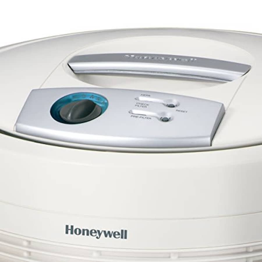 Honeywell True HEPA Air Purifier, Airborne Allergen Reducer for Large Rooms (390 sq ft), White - for $218