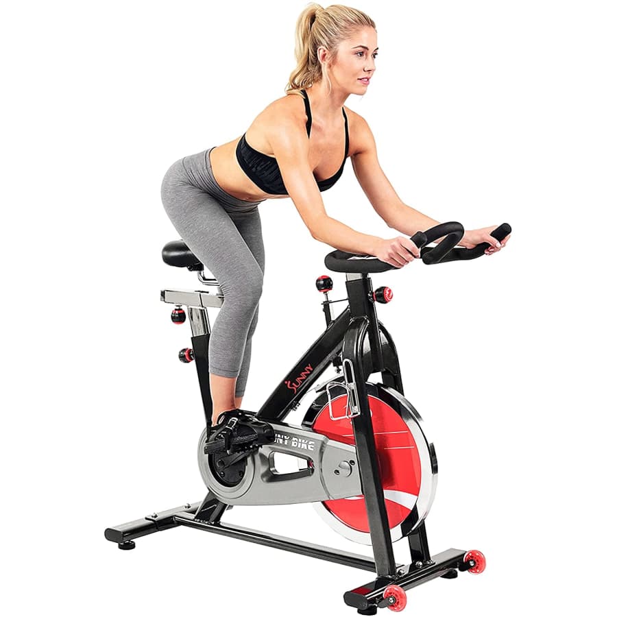 Sunny Health & Fitness Indoor Cycle Exercise Bike for $190