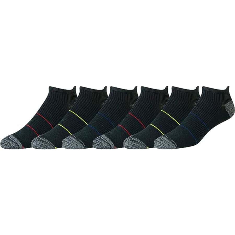 Amazon Essentials Men's Performance Zone Cushion Socks 6-Pack for $17 Amazon Essentials Men's Performance Zone Cushion Socks 6-Pack for $17
