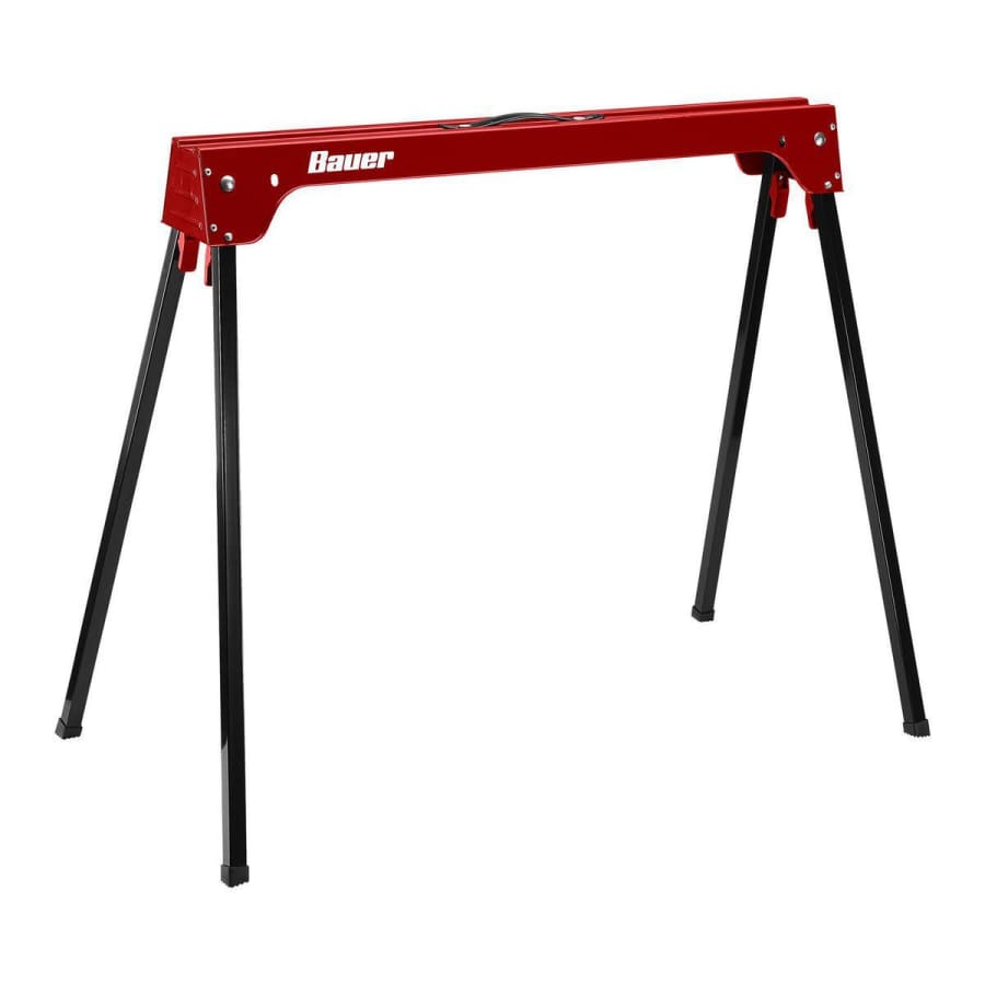 Bauer 600-lb. Capacity Heavy-Duty Folding Sawhorse for $25 Bauer 600-lb. Capacity Heavy-Duty Folding Sawhorse for $25