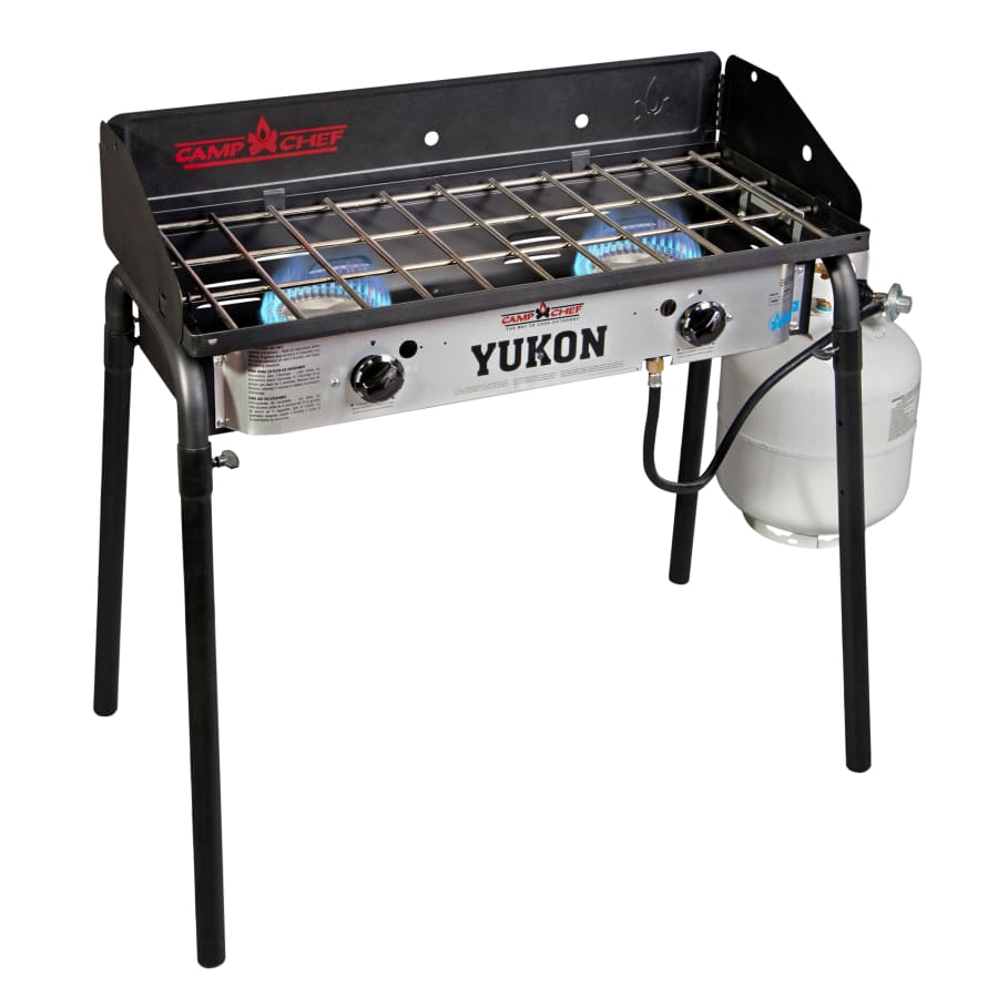 Camp Chef Yukon 2-Burner Outdoor Camping Stove for $124 Camp Chef Yukon 2-Burner Outdoor Camping Stove for $124