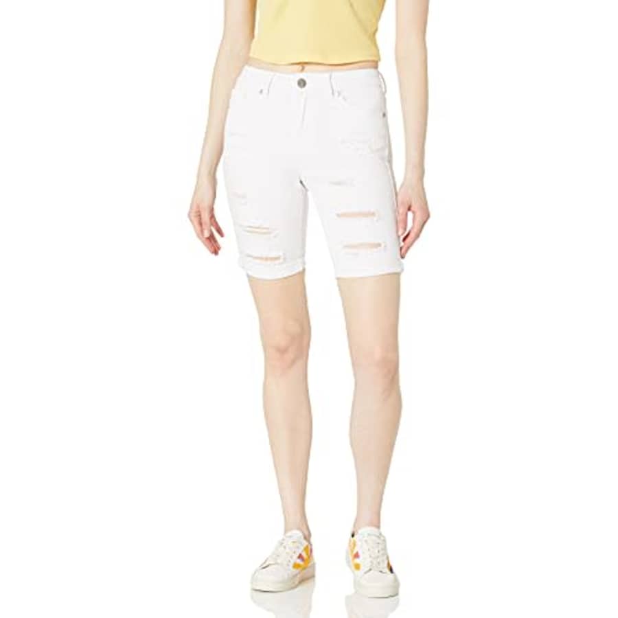 V.I.P. JEANS Women's Super Cute Jeans Shorts Acid Washed, Denim White Bermuda, 1 for $27 V.I.P. JEANS Women's Super Cute Jeans Shorts Acid Washed, Denim White Bermuda, 1 for $27