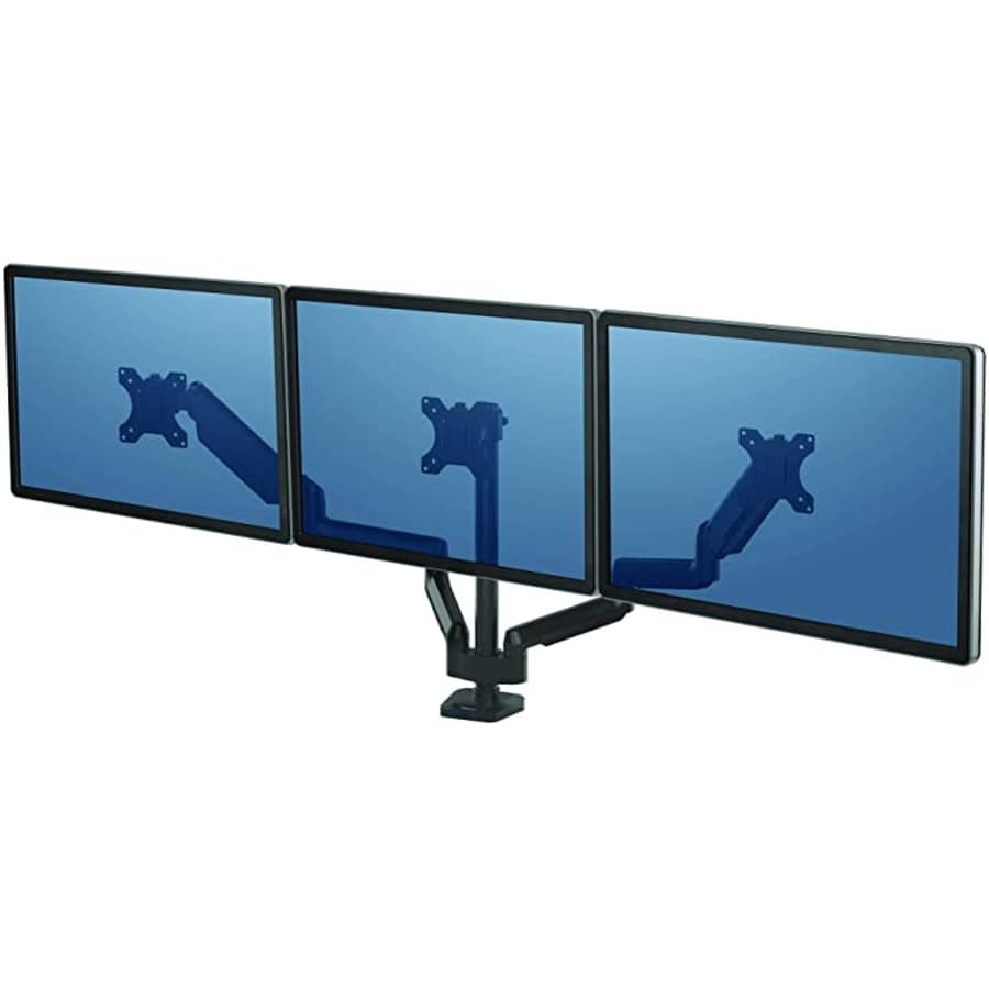 Fellowes Platinum Triple Monitor Arm for $155 Fellowes Platinum Triple Monitor Arm for $155