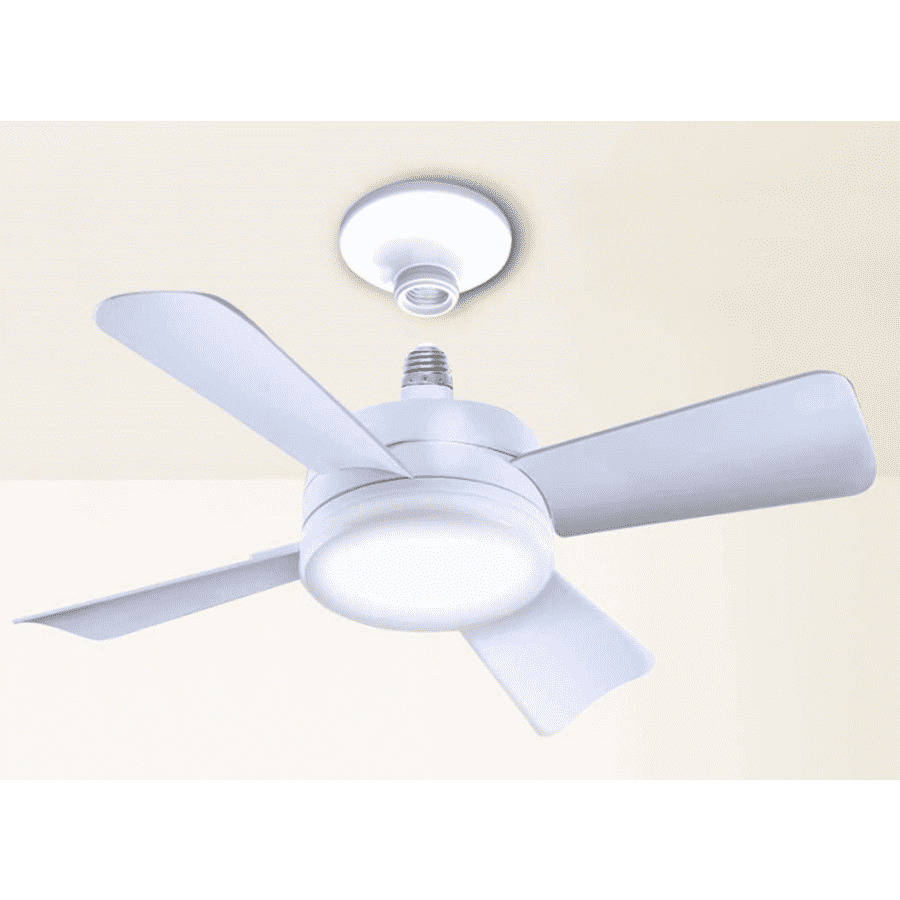 Bright 'N Cool Indoor Socket Ceiling Fan Light for $30 Bright 'N Cool Indoor Socket Ceiling Fan Light for $30