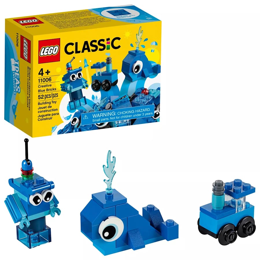 LEGO Classic Creative Blue Bricks Building Toy Starter Set: free w/ LEGO purchase of $25 or more