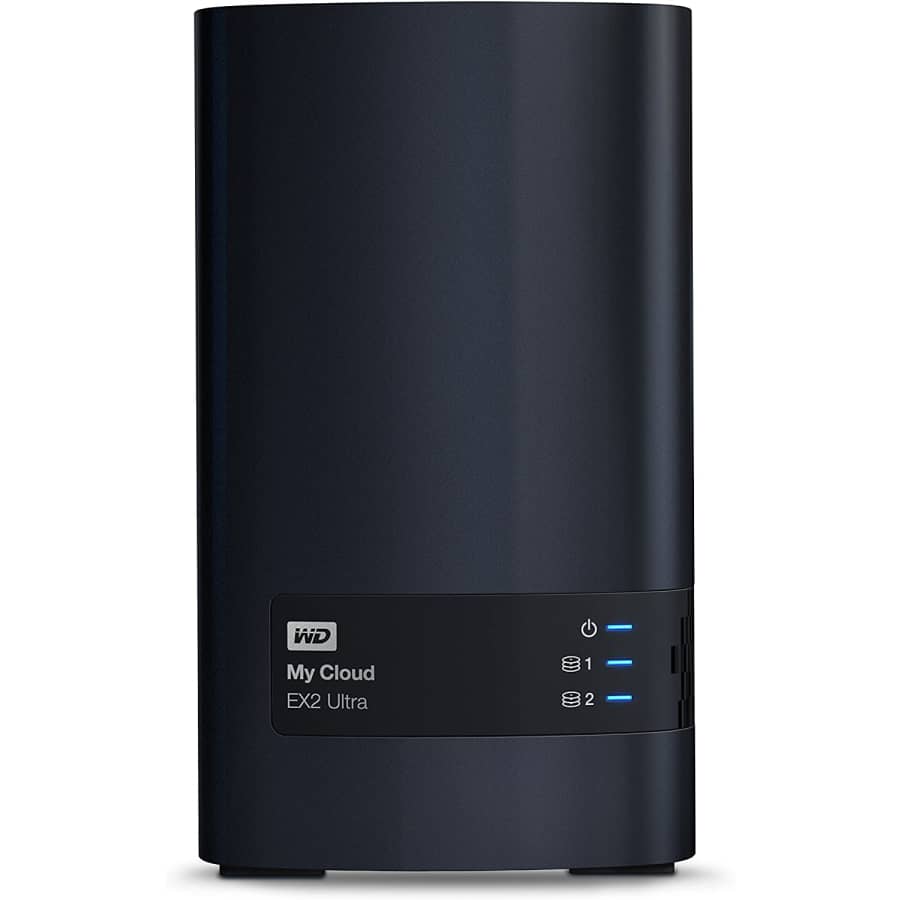 WD My Cloud Expert EX2 Ultra 2-Bay 8TB External NAS for $379
