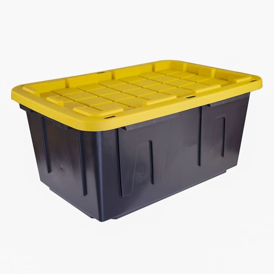 Project Source Commander 27-Gallon Heavy Duty Tote w/ Lid: $7