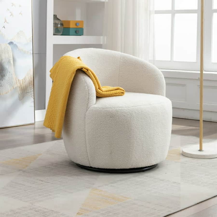 Swivel Barrel Chair for $133