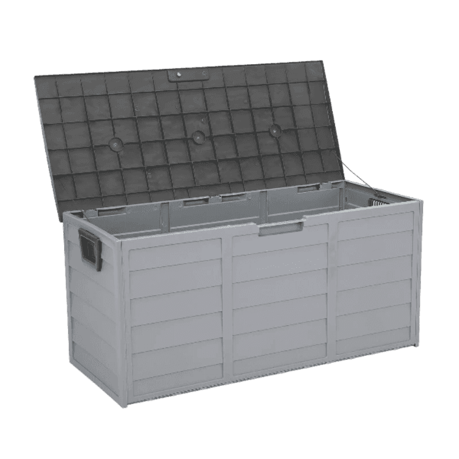 75-Gallon Outdoor Rolling Lockable Storage Box for $50 75-Gallon Outdoor Rolling Lockable Storage Box for $50