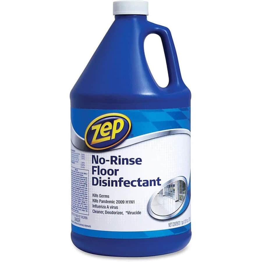 Zep No-Rinse Floor Disinfectant for $7 Zep No-Rinse Floor Disinfectant for $7
