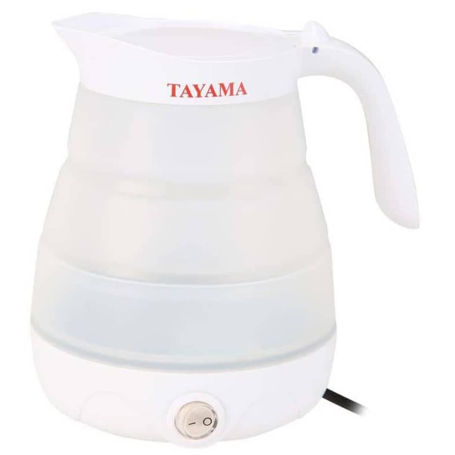 Tayama 2.5-Cup Dual-Voltage Collapsible Electric Travel Kettle for $21