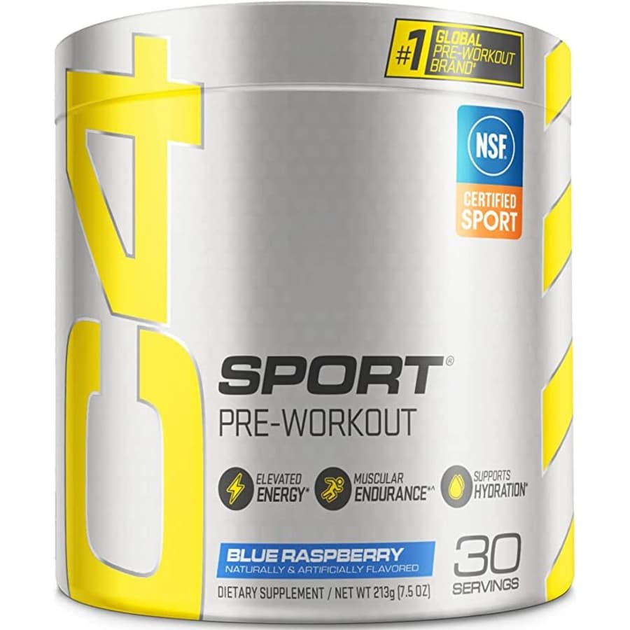 Cellucor C4 Sport Pre Workout Powder 30-Serving Tub for $21