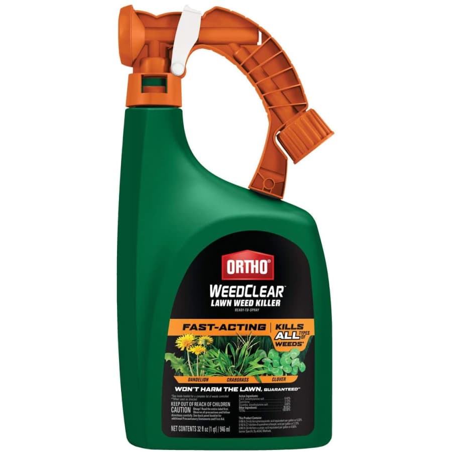 Ortho WeedClear Lawn Weed Killer 32-oz. Ready to Spray Bottle: $8 Ortho WeedClear Lawn Weed Killer 32-oz. Ready to Spray Bottle: $8