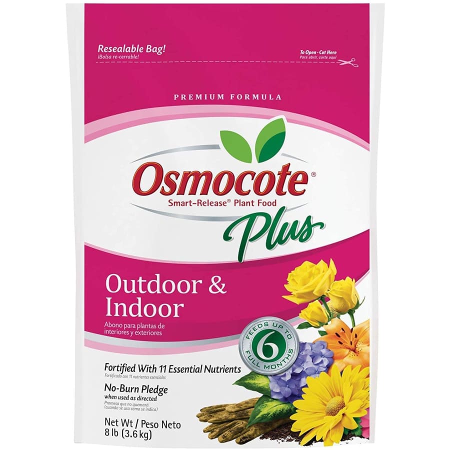 Osmocote Smart-Release Plant Food Plus 8-lb. Bag: $26 Osmocote Smart-Release Plant Food Plus 8-lb. Bag: $26