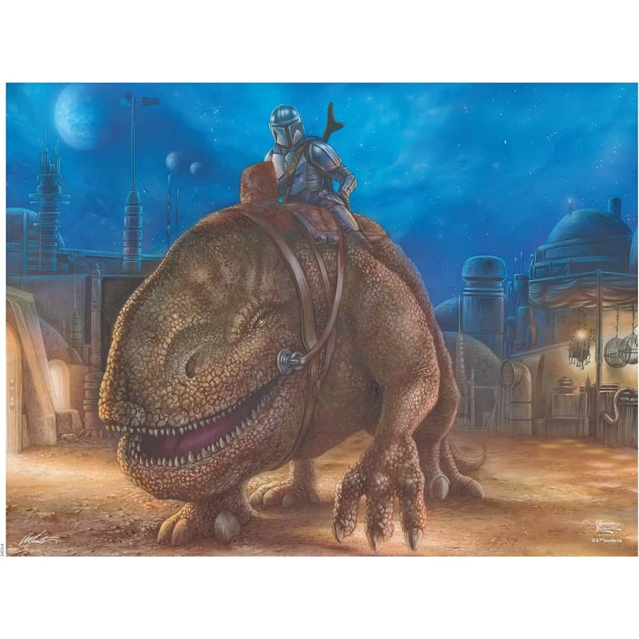 Thomas Kinkade Studios The Mandalorian 550-Piece Jigsaw Puzzle for $11