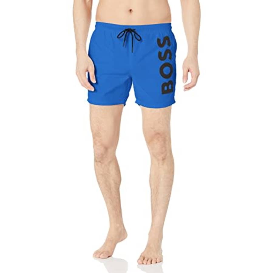 BOSS Men's Standard Octopus Swim Trunk, True Blue, S for $54