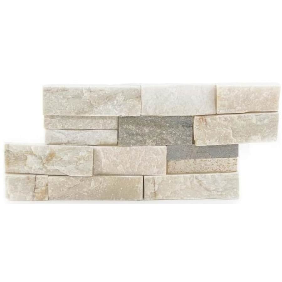 Satori Desert Quartz Ledgestone 6" x 12" Natural Stone Quartz Wall Tile for $3 Satori Desert Quartz Ledgestone 6" x 12" Natural Stone Quartz Wall Tile for $3