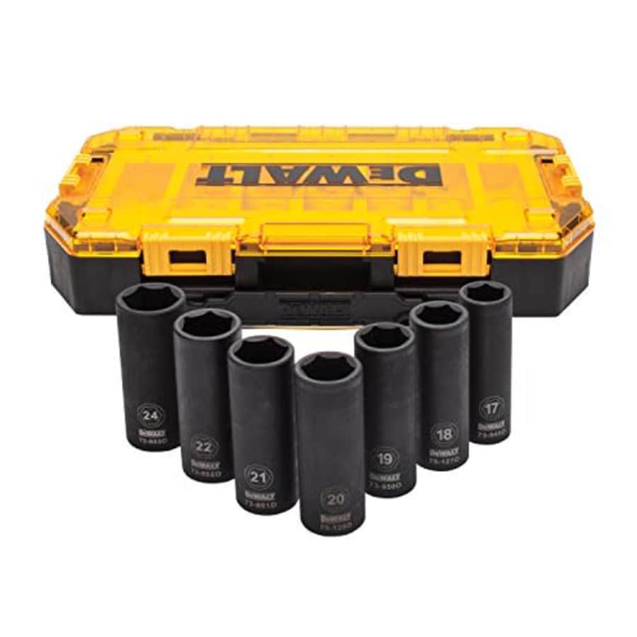 DeWalt Deep 7-Piece Impact Socket Set for $40