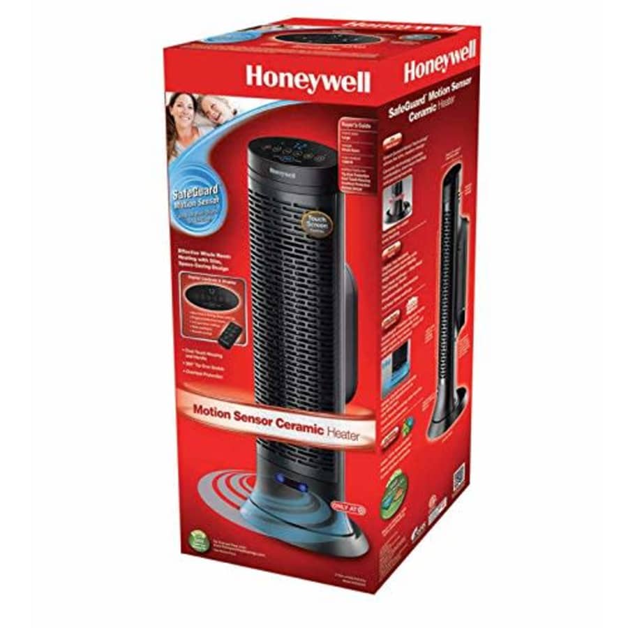 Honeywell Home Honeywell Motion Sensor Ceramic Heater Digital Controls & Display Hce353btd1 for $86