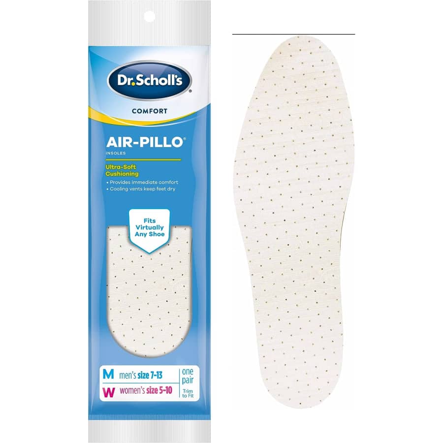 Dr. Scholl's Air-Pillo Insoles for $3