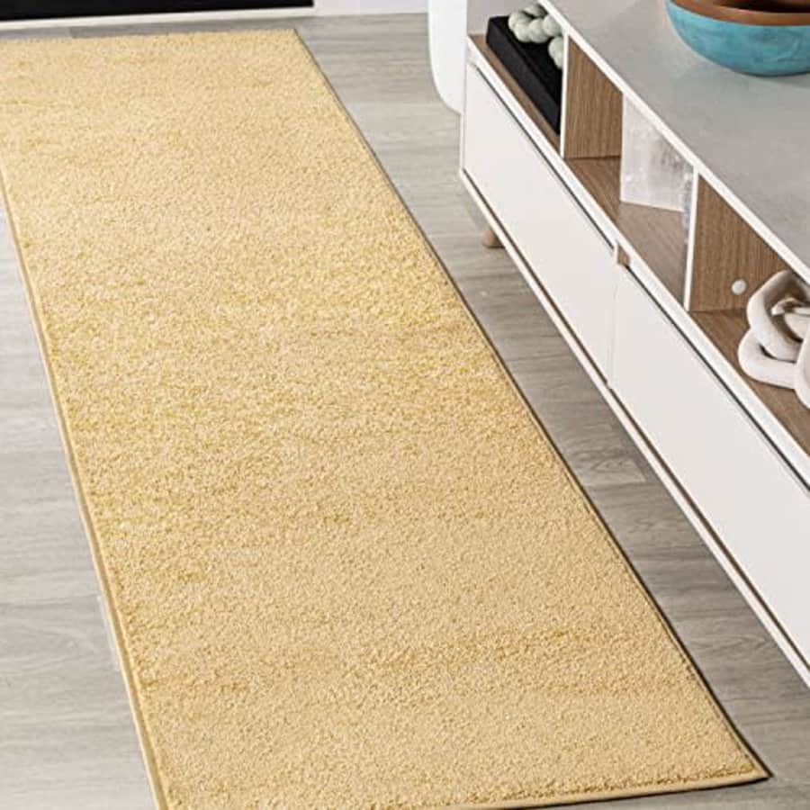 JONATHAN Y SEU100B-212 Haze Solid Low-Pile Indoor Runner Rug, Coastal, Bohemian, Minimalist, for $73 JONATHAN Y SEU100B-212 Haze Solid Low-Pile Indoor Runner Rug, Coastal, Bohemian, Minimalist, for $73