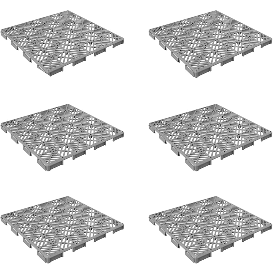 Pure Garden 12x12" Interlocking Floor Tile 6-Pack for $16 Pure Garden 12x12" Interlocking Floor Tile 6-Pack for $16