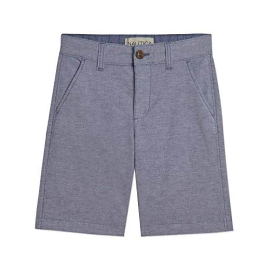 Nautica Boys' Flat Front Shorts, Sea Blue, 4 for $13 Nautica Boys' Flat Front Shorts, Sea Blue, 4 for $13