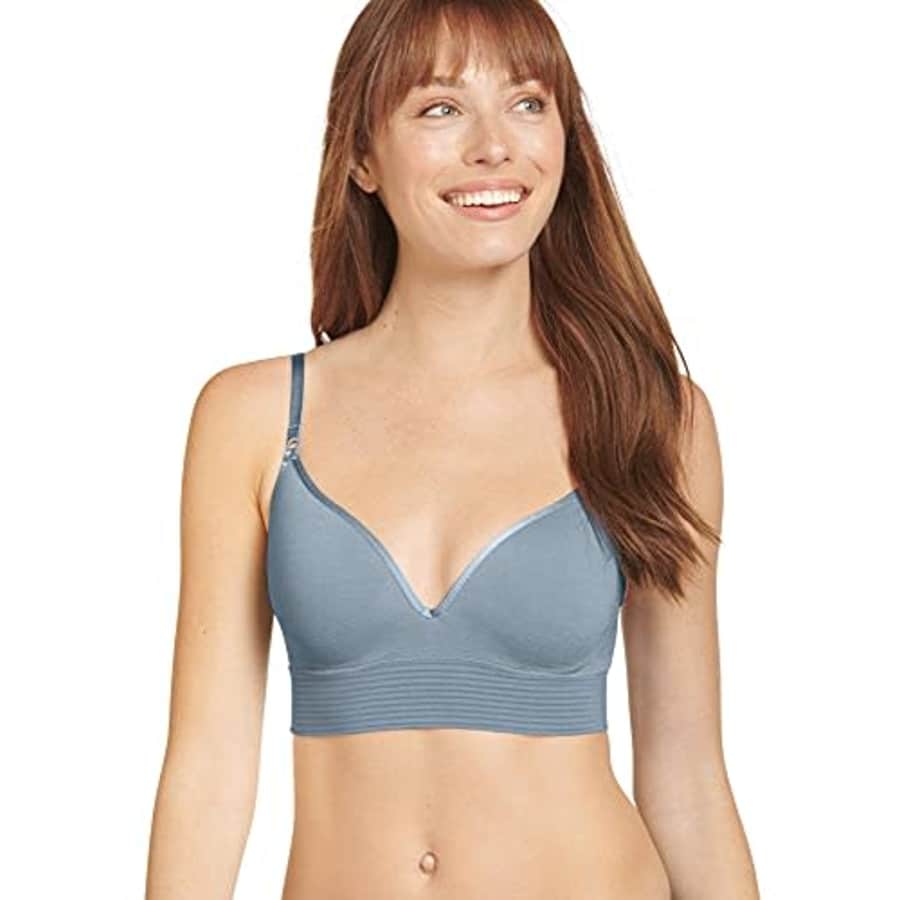 Jockey Women's Activewear Natural Beauty Seamfree Molded Cup Bralette, Stormy Sea, m for $34 Jockey Women's Activewear Natural Beauty Seamfree Molded Cup Bralette, Stormy Sea, m for $34
