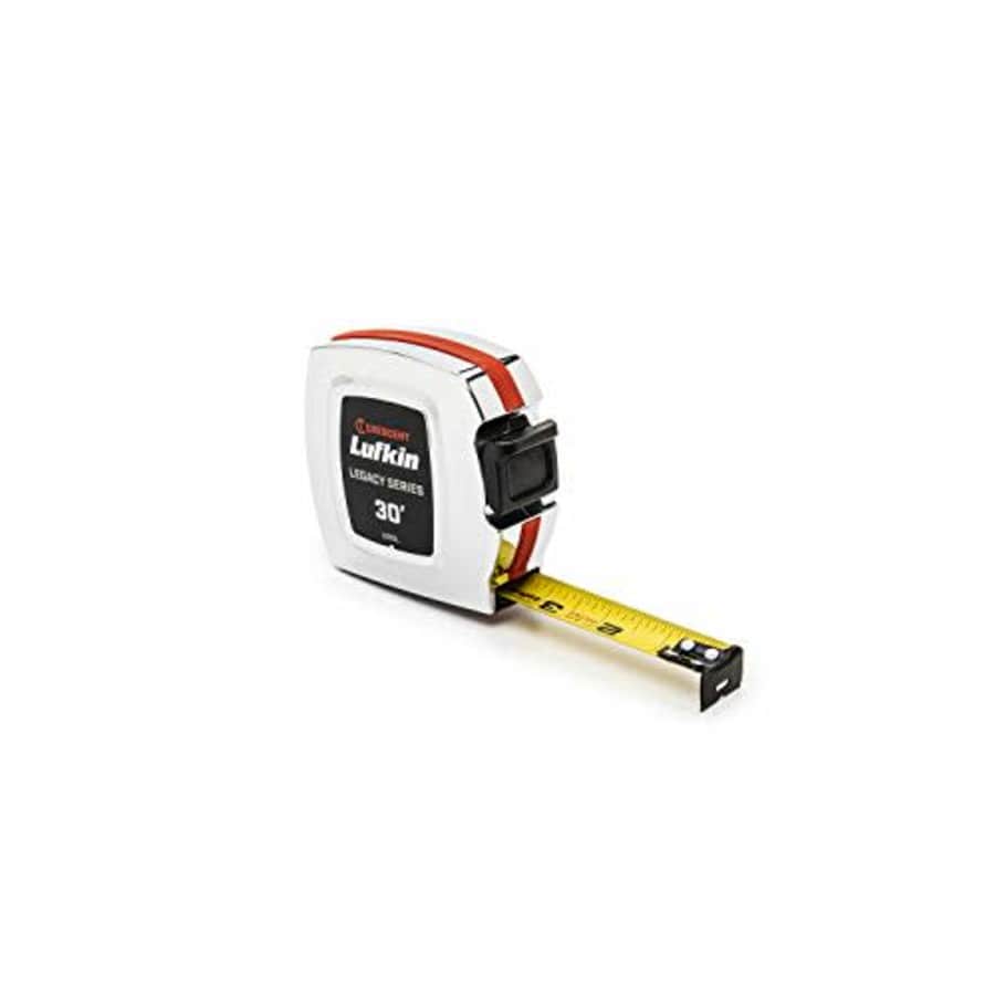 Crescent Lufkin 1 x 30' Legacy Series Chrome Case Yellow Clad Tape Measure", L930L, Multi, One Size for $22 Crescent Lufkin 1 x 30' Legacy Series Chrome Case Yellow Clad Tape Measure", L930L, Multi, One Size for $22