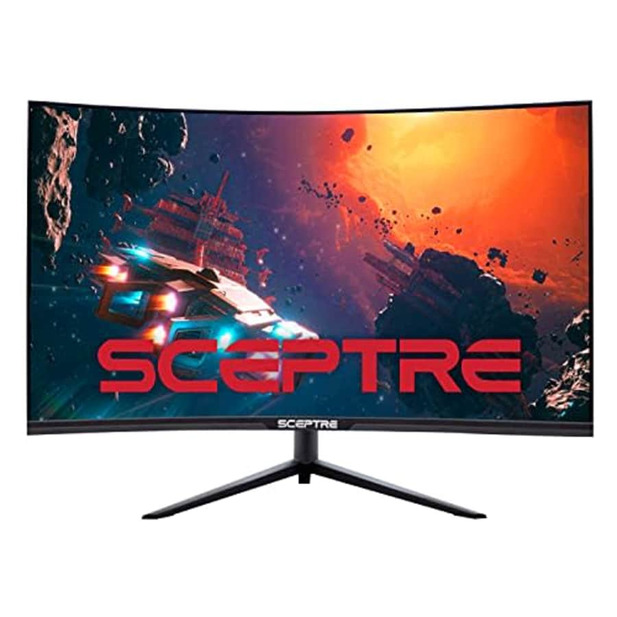 Sceptre 32" Curved 2K Gaming Monitor QHD 2560 x 1440 up to 165Hz 144Hz 1ms HDR400 400 Lux AMD for $230 Sceptre 32" Curved 2K Gaming Monitor QHD 2560 x 1440 up to 165Hz 144Hz 1ms HDR400 400 Lux AMD for $230