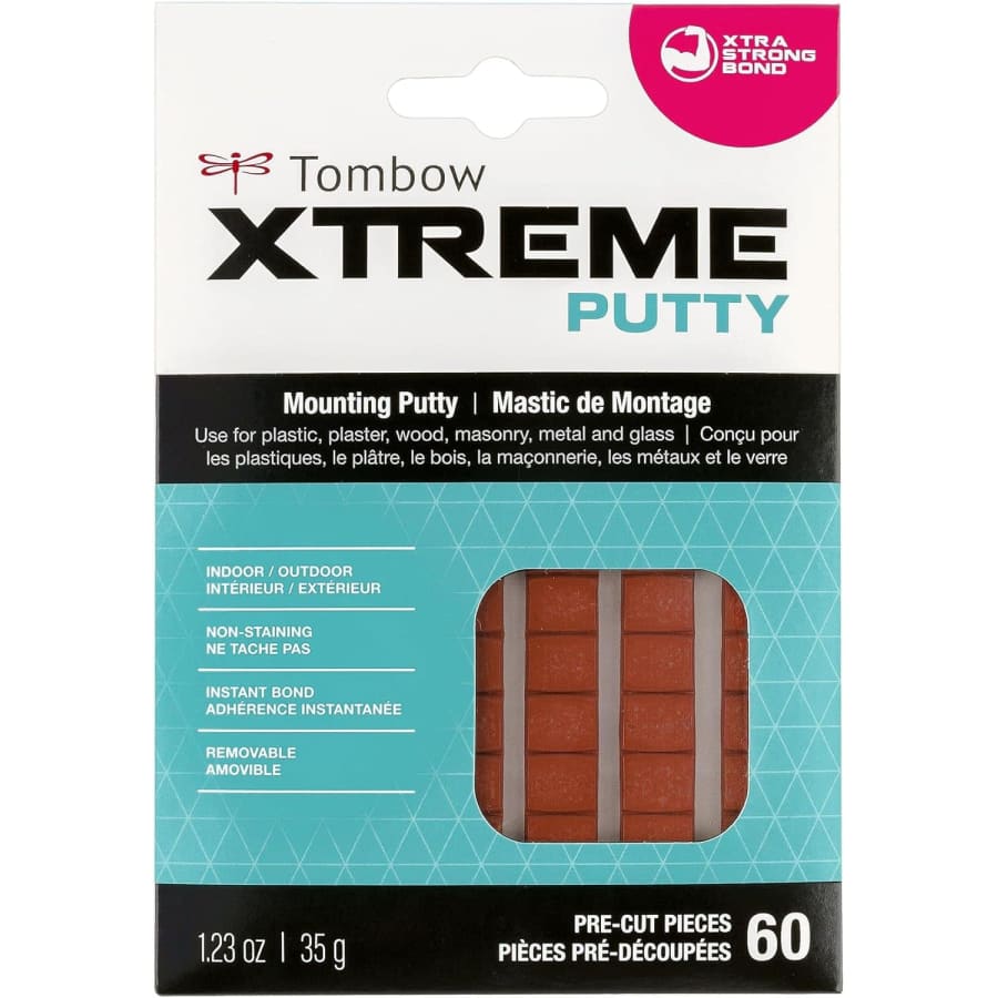 Tombow Xtreme Removable Indoor/Outdoor Mounting Putty 60-Pack: $3.39 Tombow Xtreme Removable Indoor/Outdoor Mounting Putty 60-Pack: $3.39