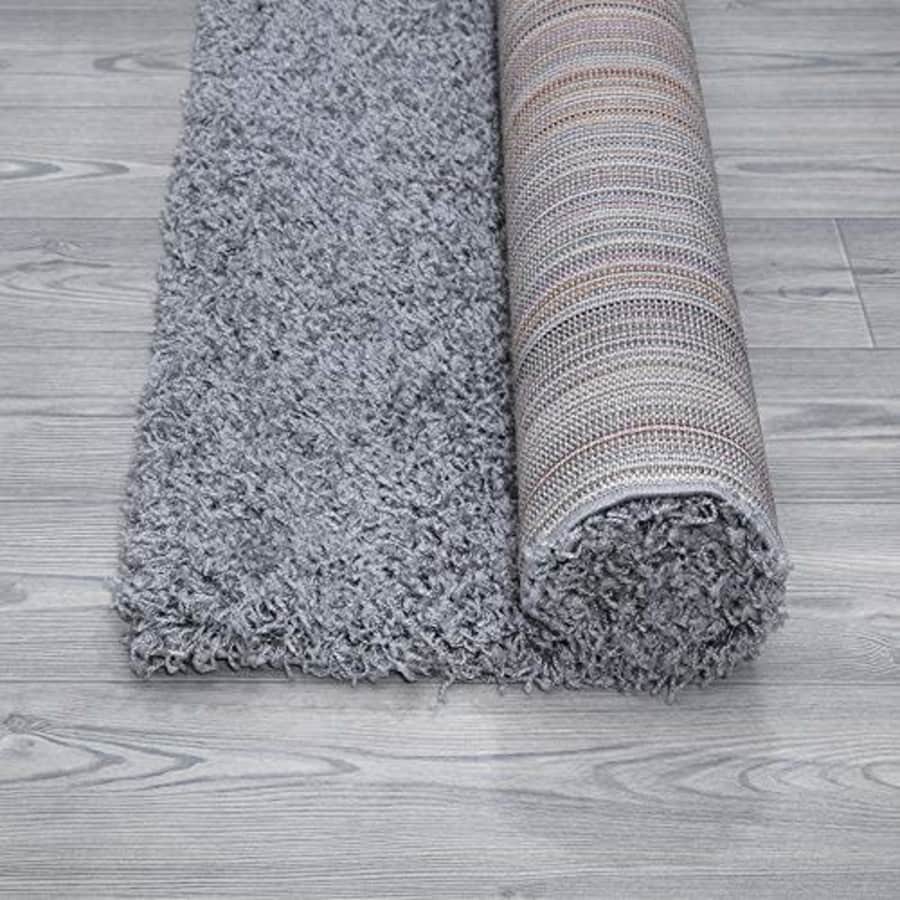 Ottomanson Collection shag rug, 3'3" x 4'7", Gray for $30