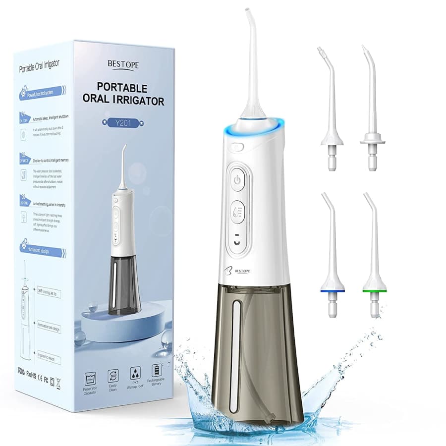 Bestope Portable Cordless Water Flosser for $20