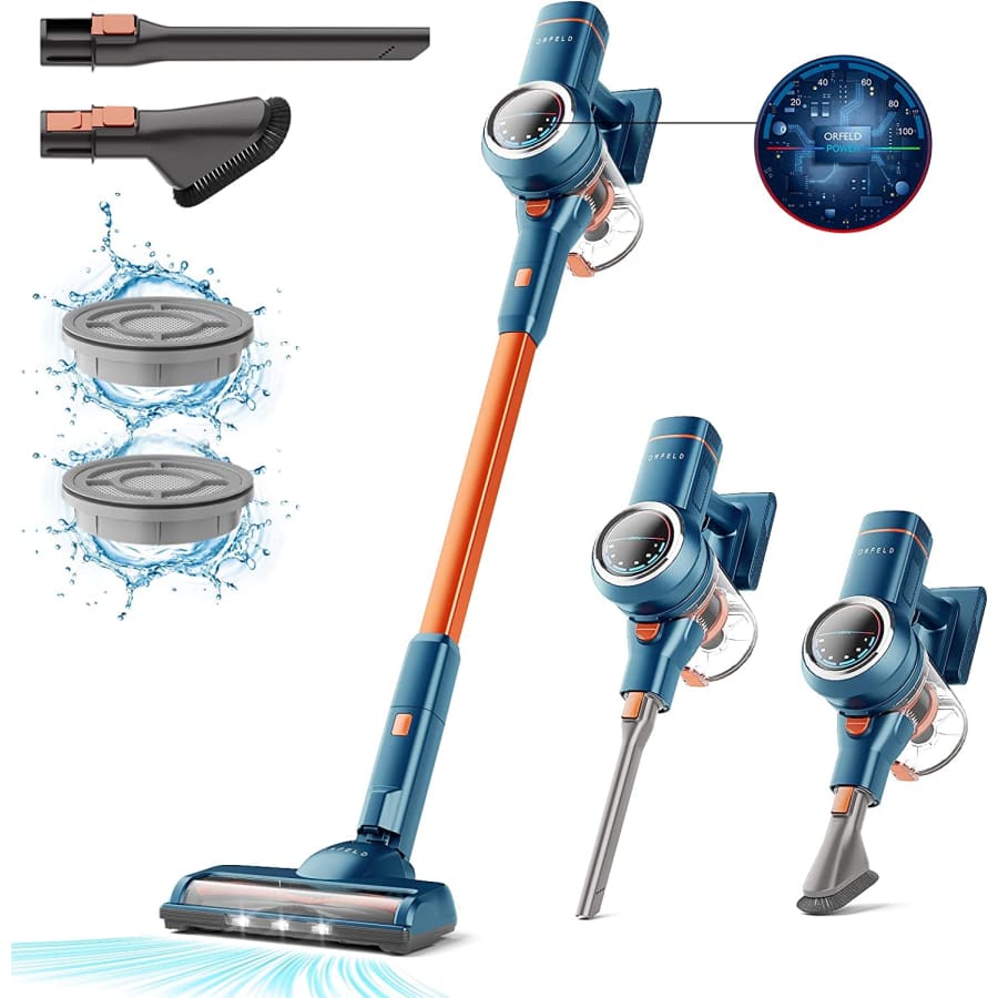 Orfeld Cordless Stick Vacuum Cleaner for $82