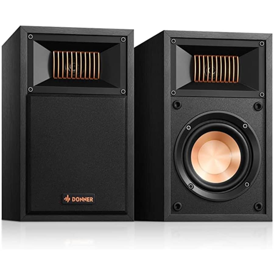 Donner Passive Bookshelf Speaker Pair for $40 Donner Passive Bookshelf Speaker Pair for $40